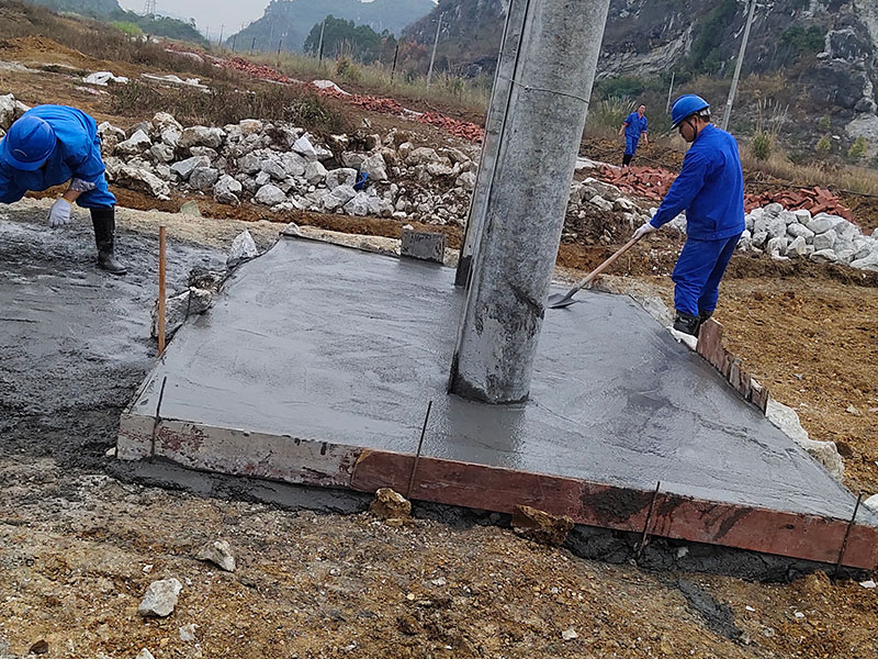 廣西合山華臻新材料有限公司臨時用電工程